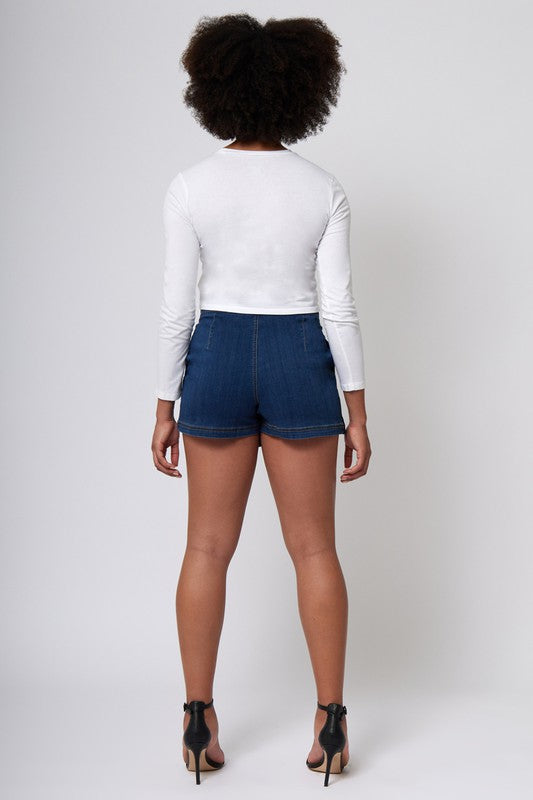 Blue Denim Skort